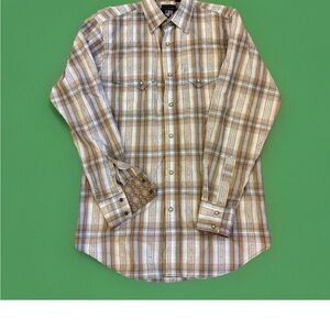 Pearl Snap Button Down - Western Size M